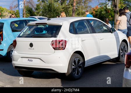 Galati, Rumänien - 15. September 2021: 2021 Neuer Volkswagen Polo Stockfoto