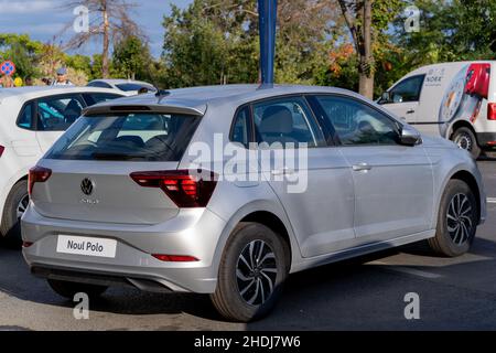 Galati, Rumänien - 15. September 2021: 2021 Neuer Volkswagen Polo Stockfoto