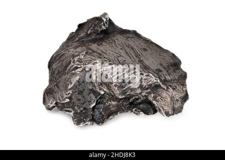 Meteorisches Eisen, Eisenmeteorit Stockfoto