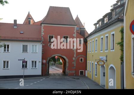 Stadttor, cham, Biertor, Tore Stockfoto