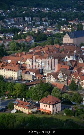 Altstadt, hann münden, alte Städte Stockfoto