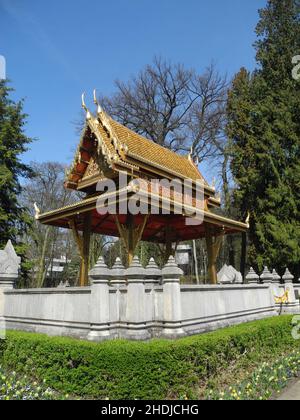 Bad homburg, siamesischer Tempel, schlechte Homburger Stockfoto