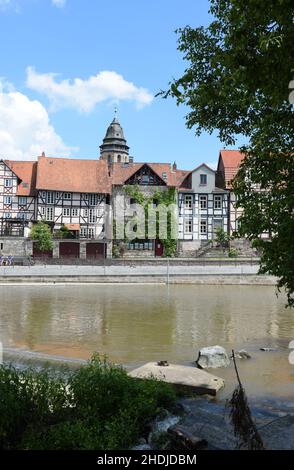 Altstadt, fulda, hann münden, Altstadt, Fuldas Stockfoto