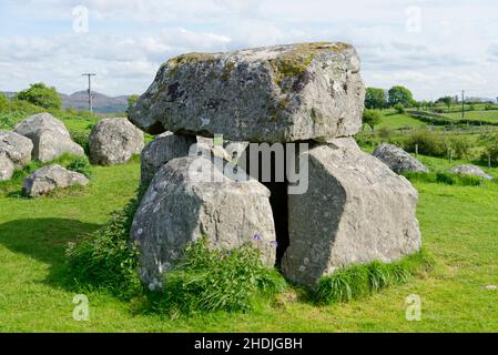 Megalith, carrowmore, Megaliths Stockfoto