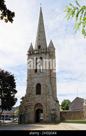 Alter turm, Paimpol Stockfoto