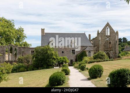 Paimpol, Abbey beauport Stockfoto