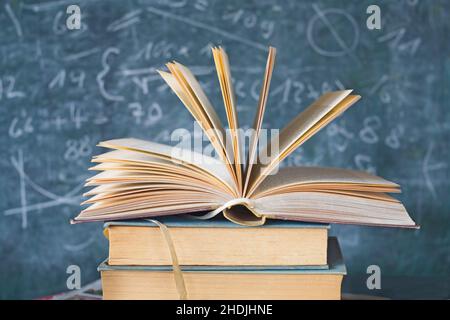 Bildung, Buch, Lehrbuch, Bildung, Bücher, Lehrbücher Stockfoto