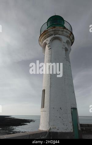 Leuchtturm, saint-valery-en-caux, Leuchttürme Stockfoto