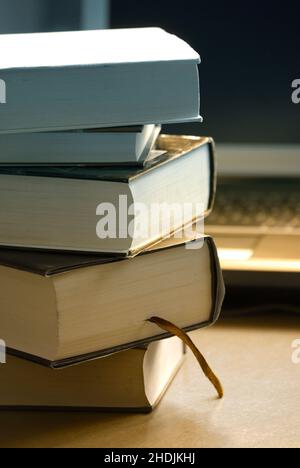 Bücher, Bücher stapeln, Bücher Stockfoto