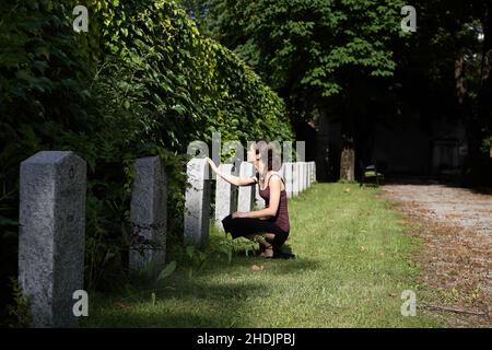 Friedhof, Grab, Friedhöfe, Gräber Stockfoto