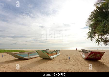 Küste, sri lanka, Boote, Küsten, sri lankas, Boot Stockfoto