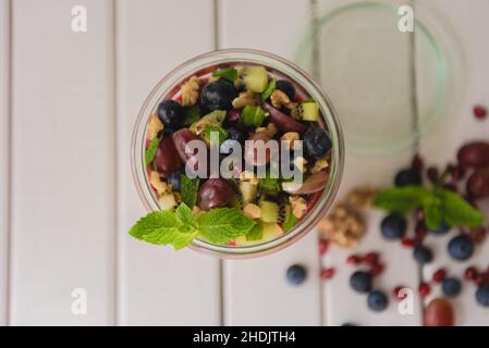 Frühstück, Obstsalat, Frühstück, Obstsalat Stockfoto