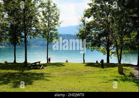 oberbayern, walchensee, oberbayern, Walchensee Stockfoto