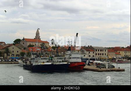 Hafen, biograd na moru, Häfen, Hafen Stockfoto