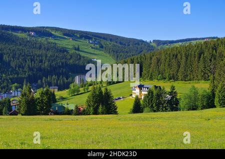 tschechische republik, Krkonoše, pec pod snezkou, tschechische Republiken, riesengebirge Stockfoto