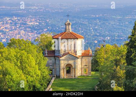 Kapelle, Sacro monte di varese, Kapellen Stockfoto