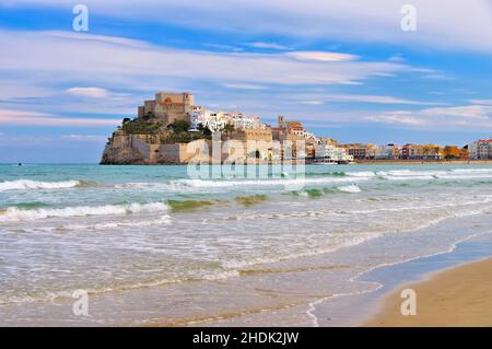 peniscola, Schloss peniscola Stockfoto