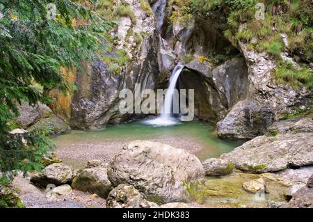 Wasserfall, luganosee, Kaskade, Wasserfälle, Luganosee Stockfoto