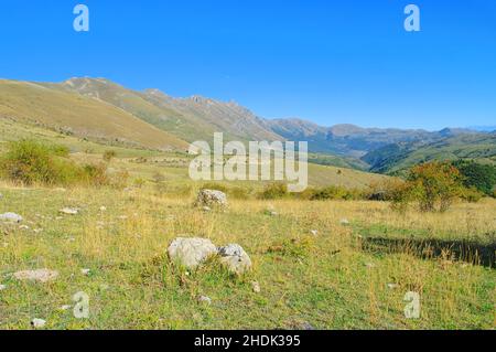 abruzzen, gran sasso d’italia, Abruzzens Stockfoto