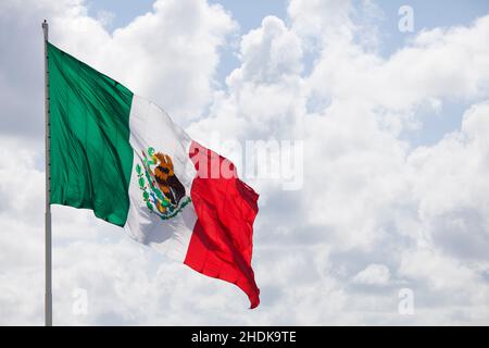 Nationalflagge, mexiko, Nationalflagge, mexicos Stockfoto