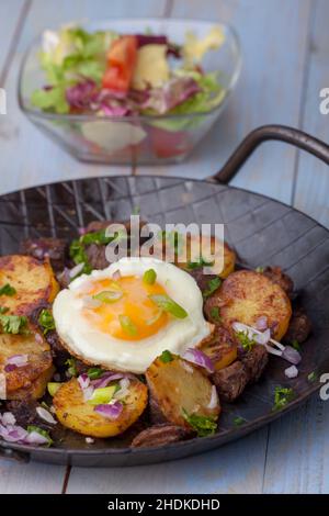 Mahlzeit, tiroler gröstl, Mahlzeiten Stockfoto