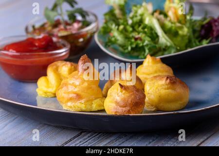 Beilage, herzogin-Kartoffeln, Beilagen Stockfoto