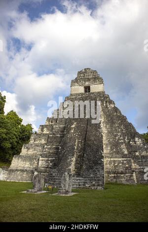 tikal, maya-Tempel, Tikals, maya-Tempel Stockfoto