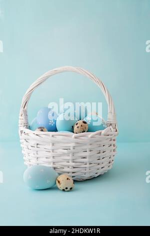 Korb, osterei, Körbe, ostereier Stockfoto