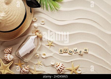 Strand, Sommerurlaub, Sommer, Strände, am Meer, Sommerferien Stockfoto