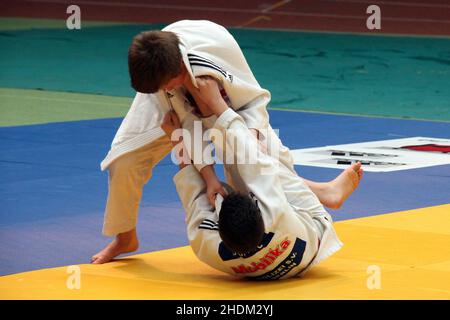 judo, Kampfsport, Duell, Judos, Kampfsport, Duelle Stockfoto