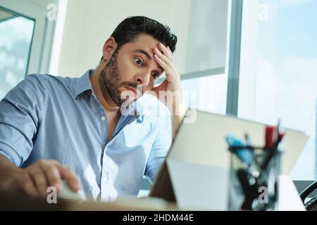 Überrascht, erstaunt, schockiert, überrascht, erstaunt, Schockeds Stockfoto