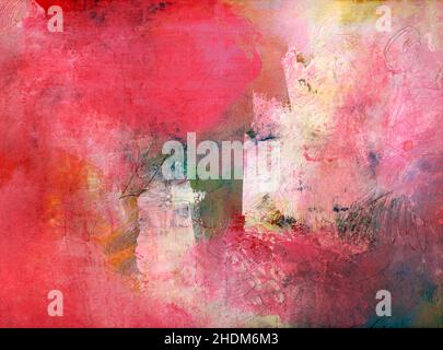 Malerei, abstrakt, Farbmuster, Zeichnung, Abstraktion, Abstracts, Farbmuster Stockfoto