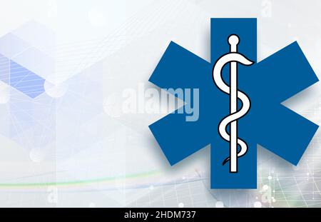 Medizin, Kadukeus, Medikamente Stockfoto