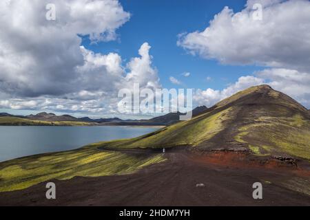 island, frostaoavatn, isländer Stockfoto