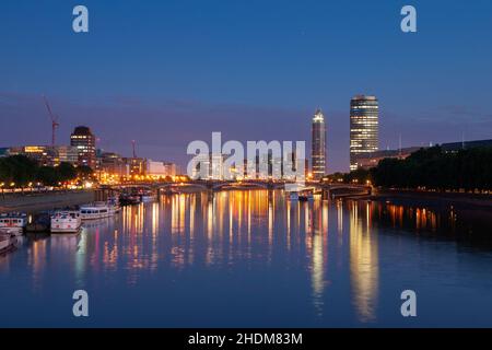 london, themse, vauxhall Bridge, londons, thames, Die themse Stockfoto