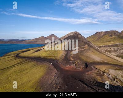 see, island, frostaaoavatn, Seen, isländer Stockfoto