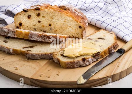 Sandwich, Rosinenbrot, Sandwichs, Rosinenbrot Stockfoto