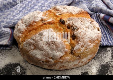 Rosinenbrot, Rosinenbrot Stockfoto