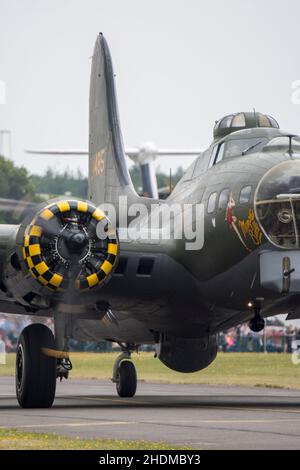 B17 Fliegender Bomber der Festung Memphis Belle Stockfoto