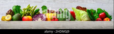 Obst, Gemüse, Obst, Gemüse Stockfoto