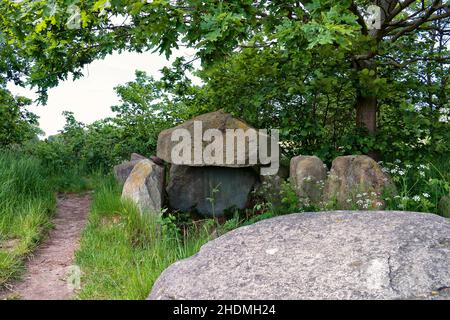 Gräber, Dolmen, Gräber, Dolmen Stockfoto