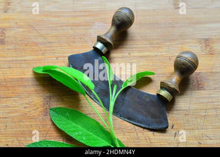 Salbei, Wiegegerät, Weisen, Wiegegeräte Stockfoto