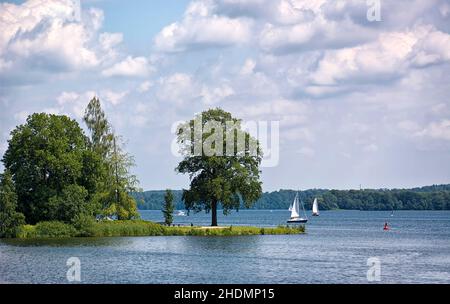 schweriner See, schweriner See Stockfoto