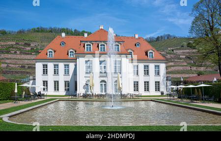 Schloss wackerbarth Stockfoto