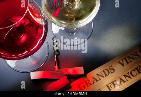 Wein, Weinprobe, Weinprobe, Weine Stockfoto
