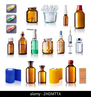 Medizin, Apotheke, Medikamente, Apotheken Stockfoto