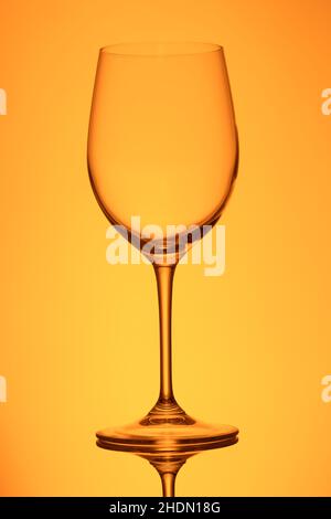 Weinglas, Glaswaren Stockfoto