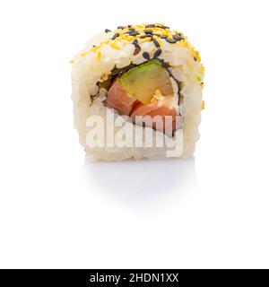 Sushi, Rollen von innen nach außen, sushi Stockfoto