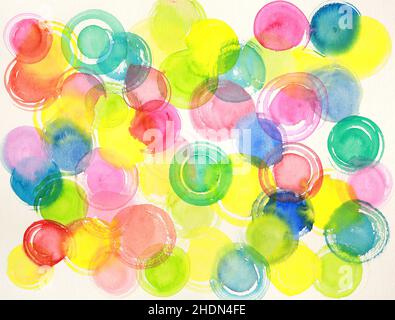 Mehrfarbig, Kreise, mehrfarbig, Kreis Stockfoto