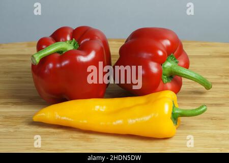 Pfeffer, Paprika, Paprika, Paprika, Paprika Stockfoto